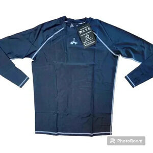 LAFROI Men's LS UPF 50+ Baselayer Skins Burst  Compression Rash Guard. XL XXL